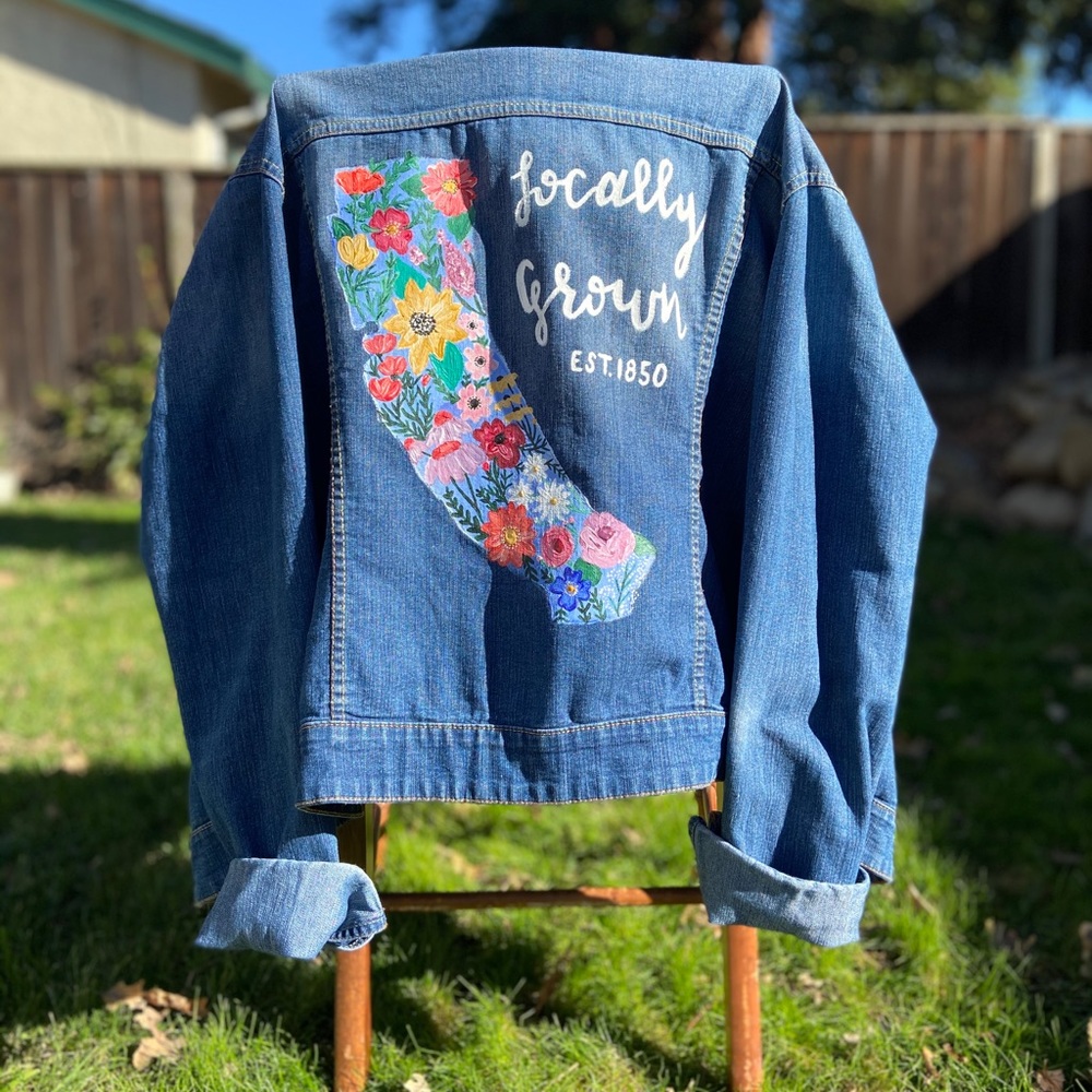 Hand Painted Denim Jacket